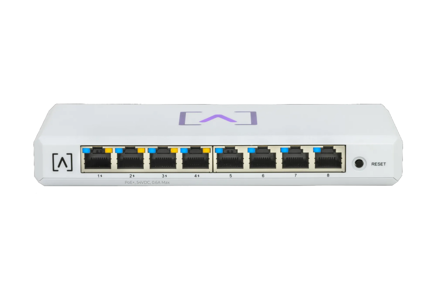 Alta Labs S8-POE 8-Port Enterprise Network Switch, Layer 2, 60W PoE