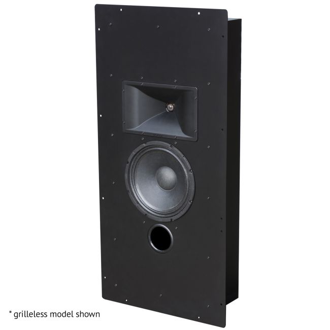 Krix Megaphonix In-Wall Series SX Single Home Cinema Speaker with Black Grille