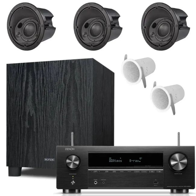 Krix IC-32 (Hemispherix A20) 5.1 pack + Denon AVR-X1800H